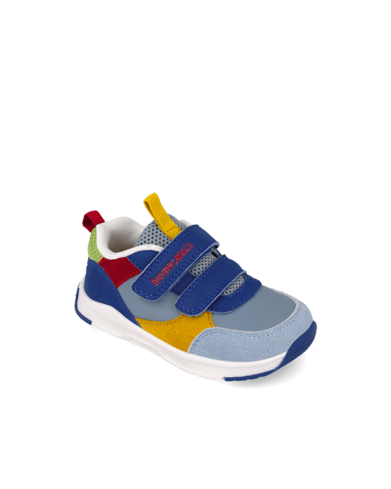 Sneakers barefoot Biomecanics albaștri pentru băieți, calapod lat, cod 261175-A008 [5]