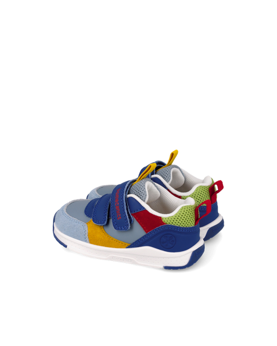 Sneakers barefoot Biomecanics albaștri pentru băieți, calapod lat, cod 261175-A008 [4]