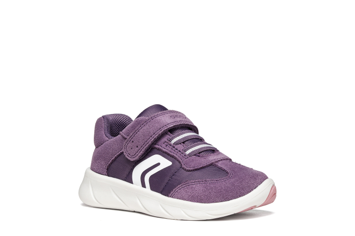 Pantofi barefoot Geox Foot-Run pentru fete, din piele suede mov, B661JA 0FU22 CA81Z [3]