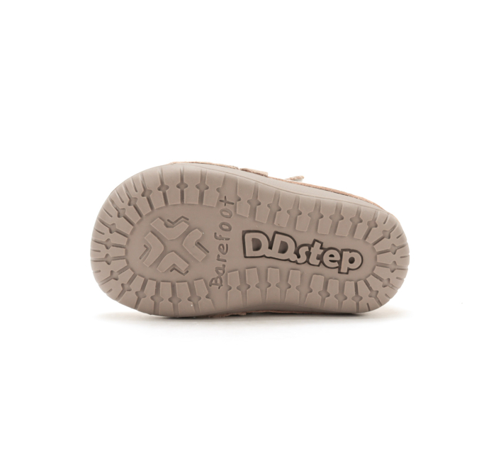 Pantofi barefoot fete D.D.Step S070-62583B crem din piele naturală talpa flexibila [5]