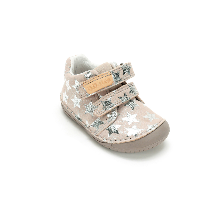 Pantofi barefoot fete D.D.Step S070-62583B crem din piele naturală talpa flexibila [7]