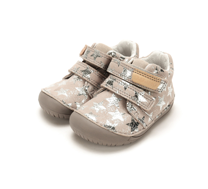Pantofi barefoot fete D.D.Step S070-62583B crem din piele naturală talpa flexibila [6]