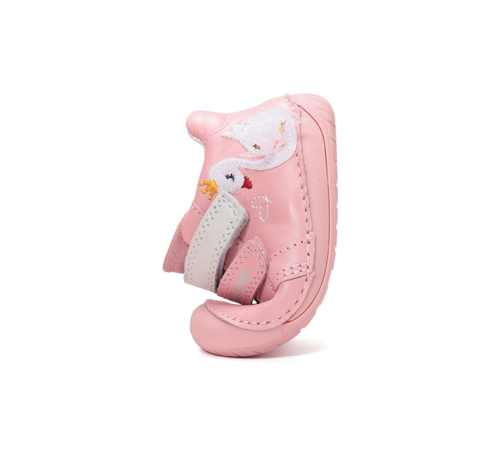 Pantofi Barefoot roz, pentru fete S070-61837 DD Step [8]