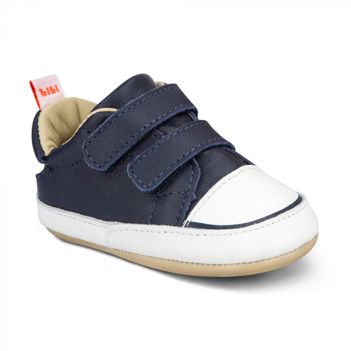 Pantofi Bibi Afeto Joy Naval/alb cu velcro [2]