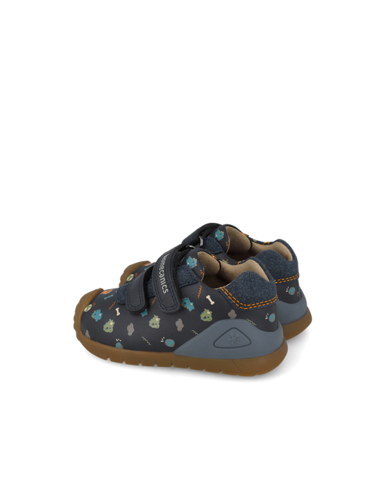 Pantofi Biomecanics albastru ocean cu dinozauri, cod 261129-A183 [4]