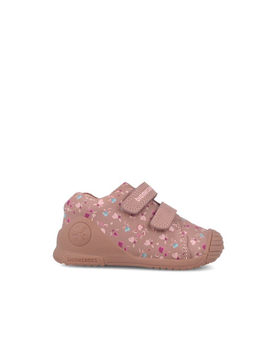 Pantofi din piele naturală roz pentru primii pași, cod 261102-B159 [2]