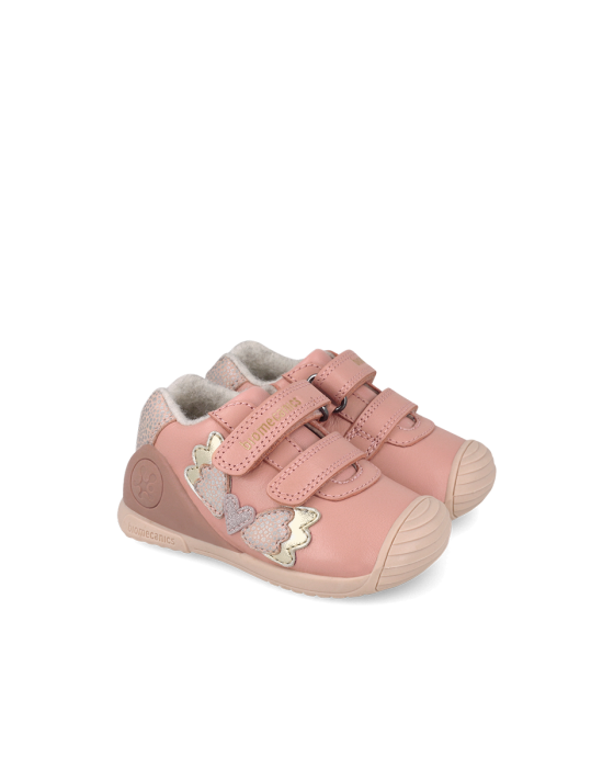 Pantofi Biomecanics 261104-B193 pentru primii pași calcai intarit [5]