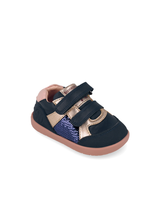Pantofi Biomecanics Wider 261166-A183 pentru primii pași, calapod lat, fete [4]