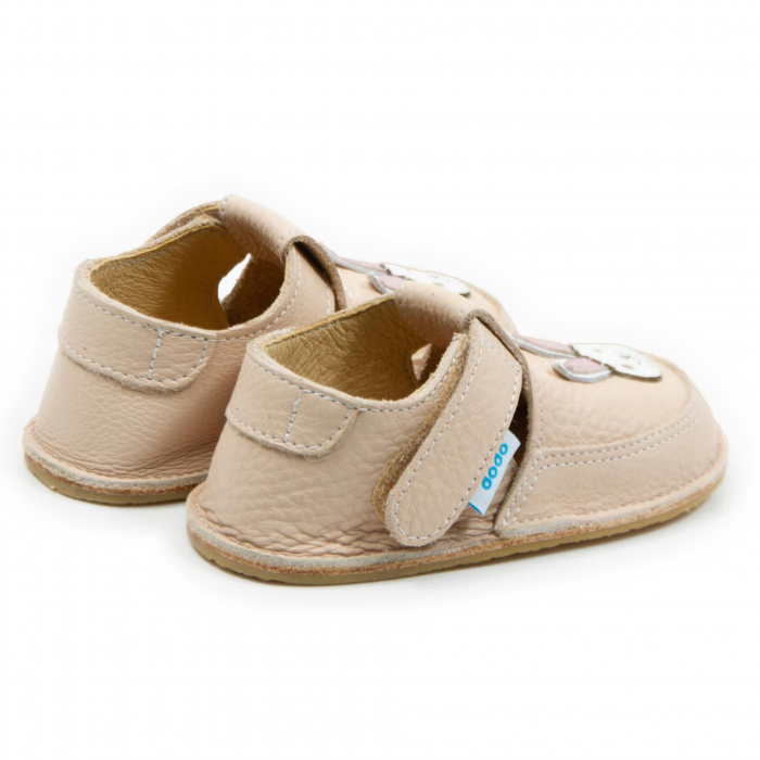 Pantofi crem cu iepuras, Dodo Shoes [3]