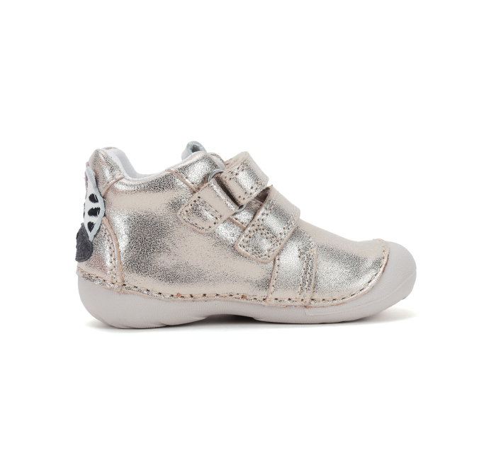 Pantofi primii pași fete D.D.Step S015-62120C crem auriu din piele naturală [4]