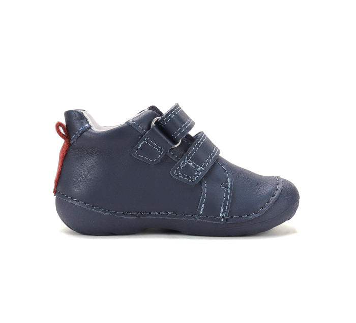 Pantofi primii pași băieți D.D.Step S015-62748A din piele naturală cu călcâi susținut [4]