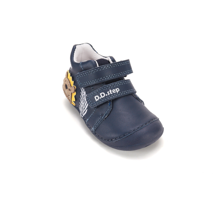 Pantofi primii pași băieți D.D.Step S015-62748A din piele naturală cu călcâi susținut [8]