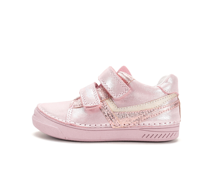 Pantofi roz cu auriu fete D.D.Step S040-62978DM din piele naturală cu călcâi susținut [2]