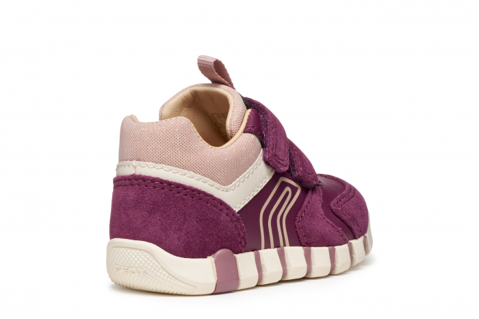 pantofi bebeluși Geox Iupidoo Baby purple B3558C 05422 C8HK8 piele textil velcro respirabili [1]