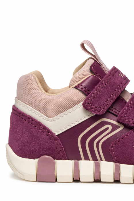 pantofi bebeluși Geox Iupidoo Baby purple B3558C 05422 C8HK8 piele textil velcro respirabili [2]