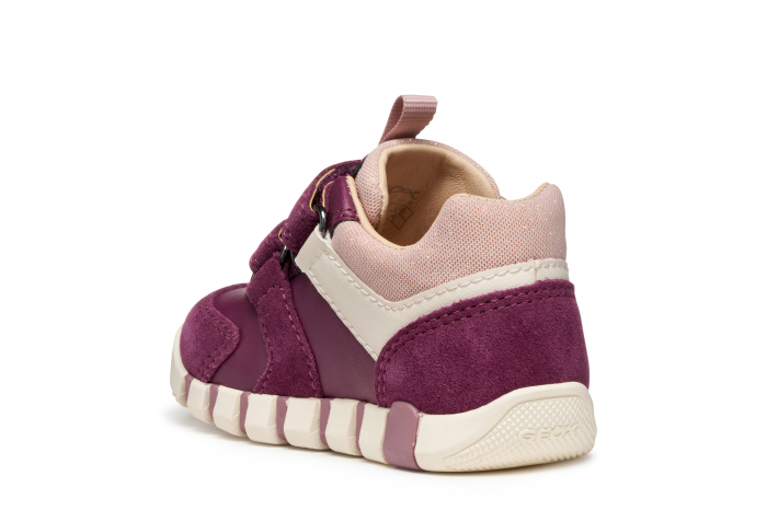 pantofi bebeluși Geox Iupidoo Baby purple B3558C 05422 C8HK8 piele textil velcro respirabili [7]