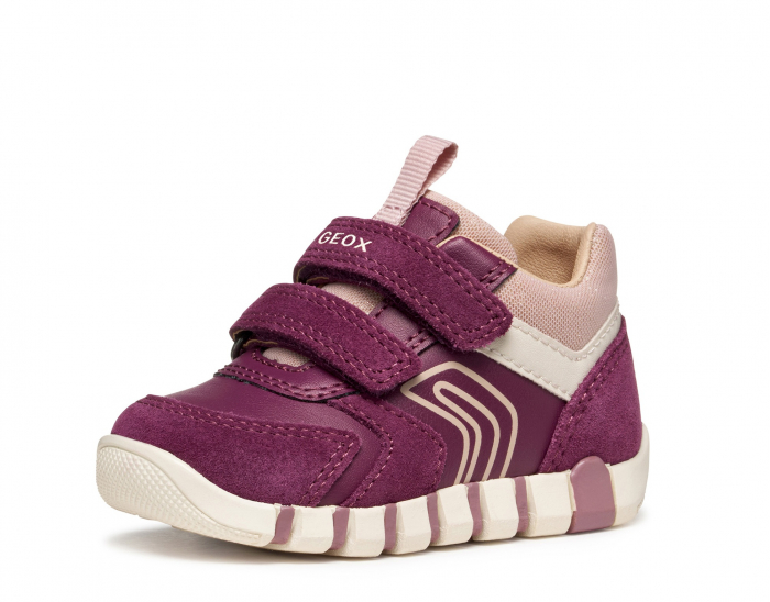 pantofi bebeluși Geox Iupidoo Baby purple B3558C 05422 C8HK8 piele textil velcro respirabili [9]