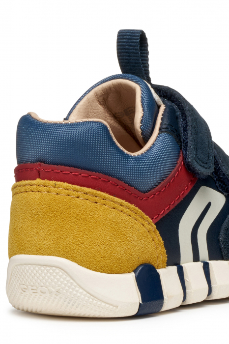 pantofi bebeluși Geox Iupidoo Baby B3558D 05422 C4244 piele textil velcro respirabili [9]