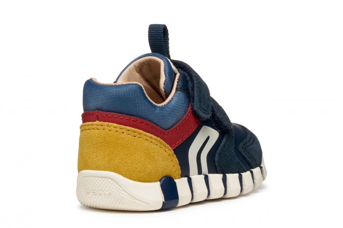 pantofi bebeluși Geox Iupidoo Baby B3558D 05422 C4244 piele textil velcro respirabili [6]