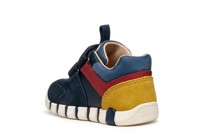 pantofi bebeluși Geox Iupidoo Baby B3558D 05422 C4244 piele textil velcro respirabili [5]