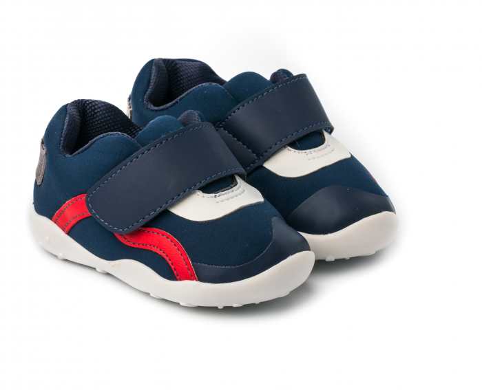 Pantofi Baieti Bibi FisioFlex 4.0 Azul cu Velcro [1]