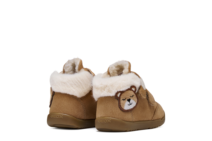 Ghete unisex Geox Macchia maro piele naturala primii pasi B664PA 00022 C6627 [5]