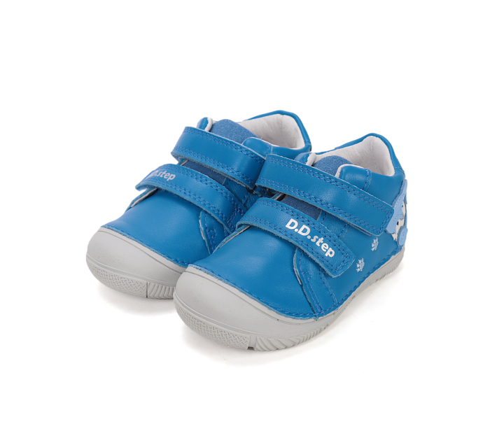 Pantofi primii pasi, pentru baieti, albastri S082-61703 DD Step D.D.Step Kisfiú Zárt cipő (S082-61703) [6]