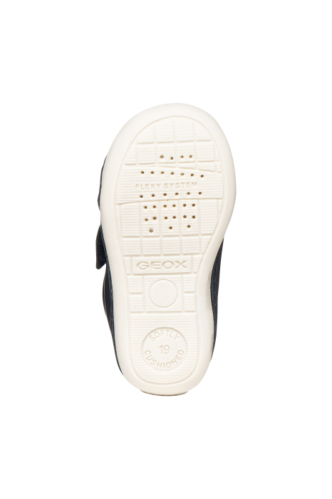 Pantofii copii mici Geox Tutim pentru baieti velcro piele naturală respirabili b164nc 03285 c6627, Whisky [8]