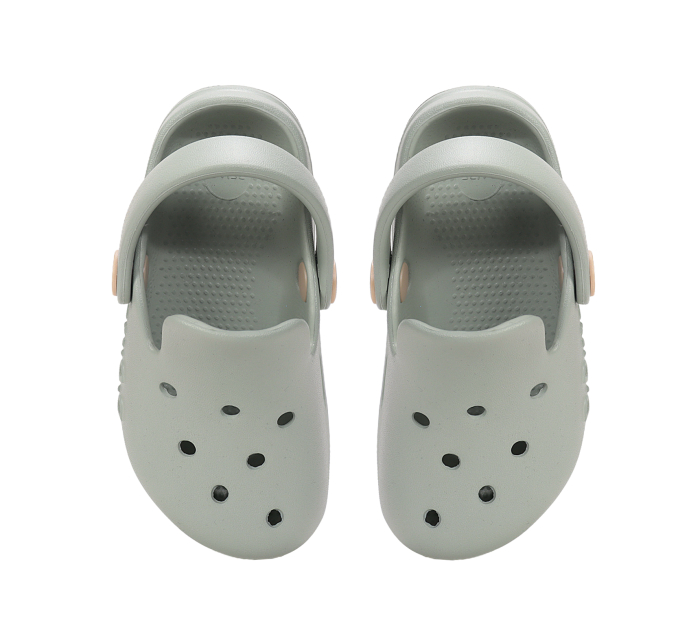 Papuci de plaja din cauciuc unisex verzi J109-61347A  , stil crocsDD Step [7]
