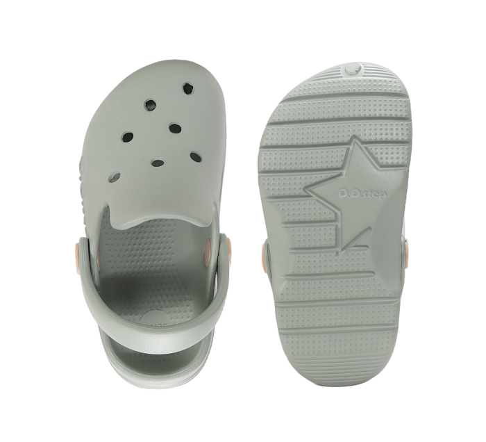 Papuci de plaja din cauciuc unisex verzi J109-61347A  , stil crocsDD Step [8]