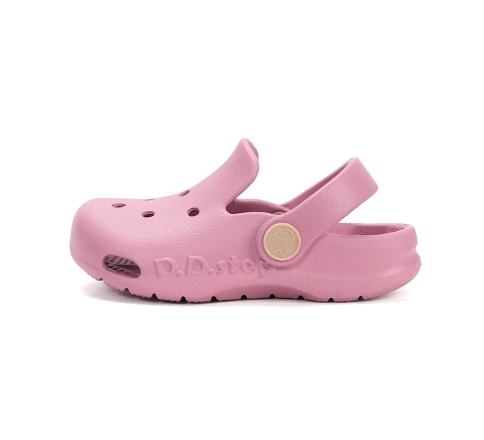 Papuci de plaja din cauciuc pentru fete, roz J109-61347F, stil crocsDD Step [3]