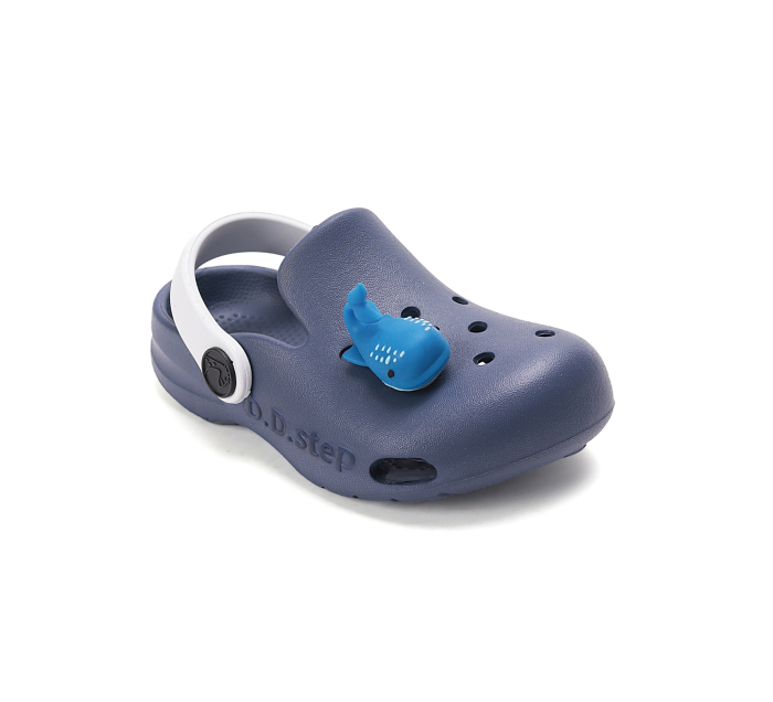 Papuci de palja din cauciuc pentru baieti albastriJ109-61142A DD Step [8]