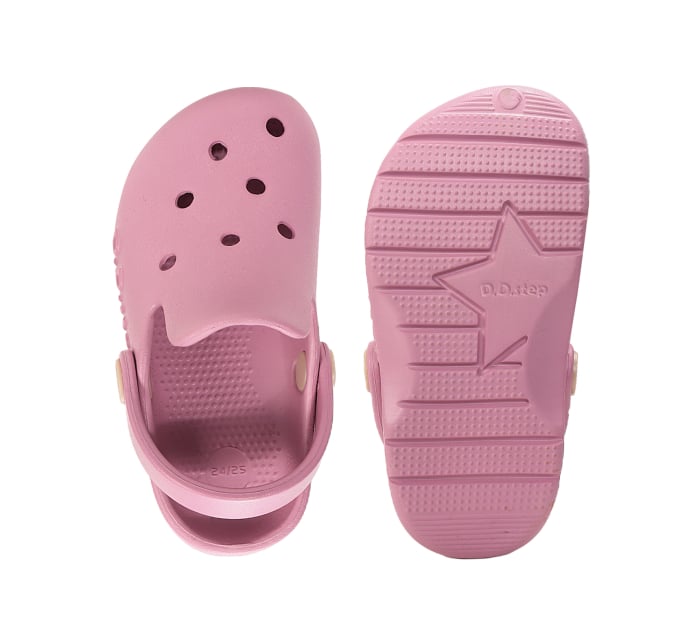 Papuci de plaja din cauciuc pentru fete, roz J109-61347F, stil crocsDD Step [8]