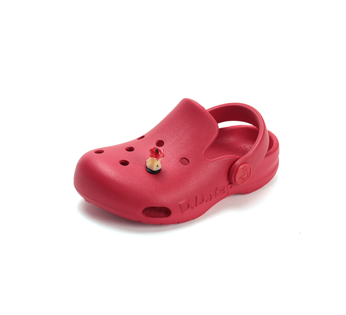 Papuci de plaja din cauciuc pentru fete, rosii J109-61546, stil crocsDD Step [4]