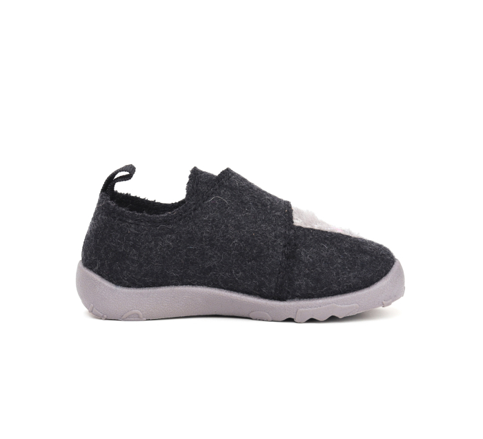 Papuci Hidrofobi pentru Gradinita/Afterschool Gray Wool [3]