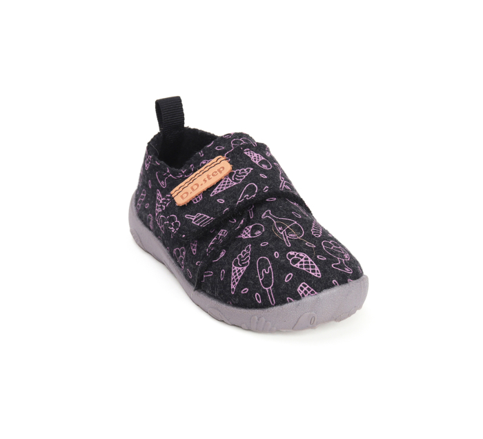 Papuci Hidrofobi pentru Gradinita/Afterschool Gray Wool [1]