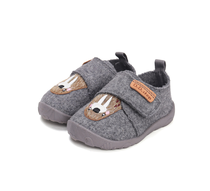 Papuci Hidrofobi pentru Gradinita/Afterschool Graphite Wool [6]