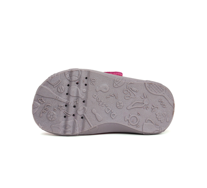 Papuci Hidrofobi pentru Gradinita/Afterschool Pink Wool [5]