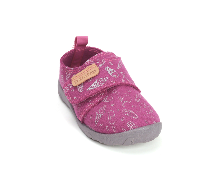 Papuci Hidrofobi pentru Gradinita/Afterschool Pink Wool [7]