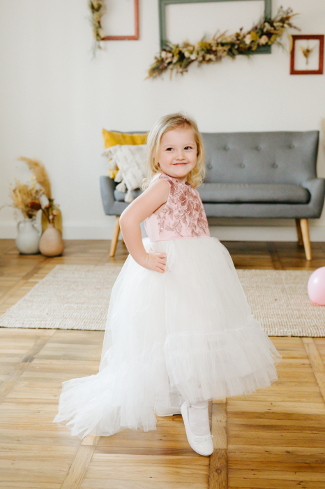 Rochie fete trena tulle [5]