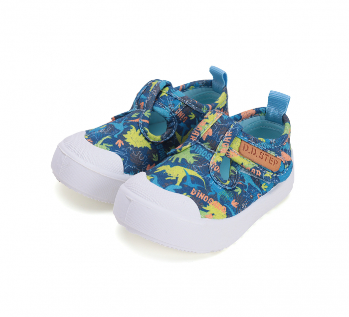 Sanadale Hidrofobe din Bumbac, Blue Dino, DD Step [7]
