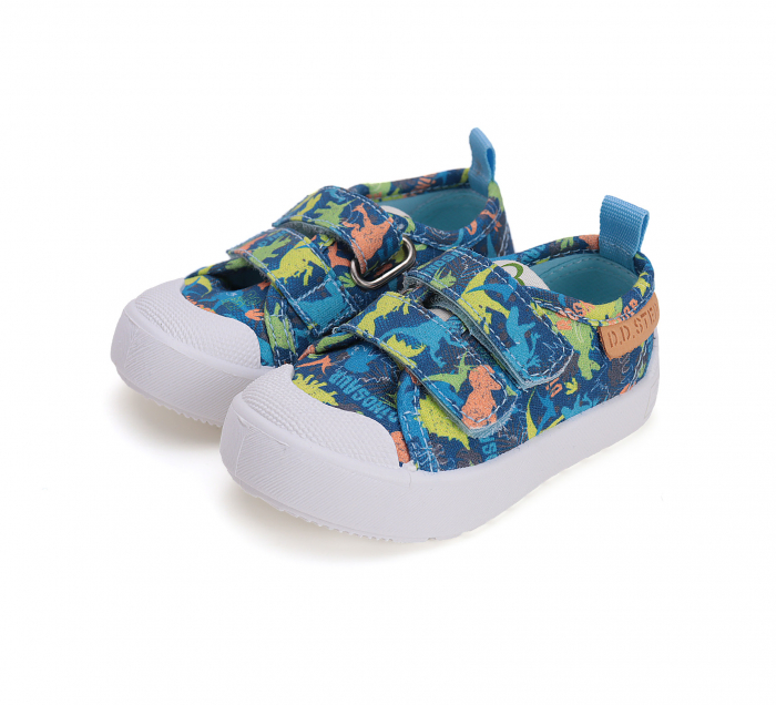 Tenisi Hidrofobi din Bumbac, Blue Dino, DD step [6]
