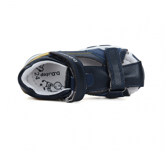 Sandale Baieti Naval/Yellows, Quick Dry, DD Step [5]