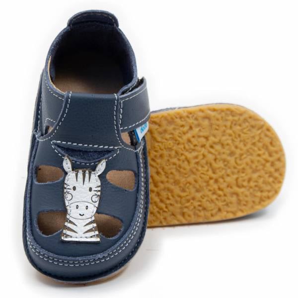 rival Subordinate Miniature Sandale baieti primii pasi Zebra, Dodo Shoes 4