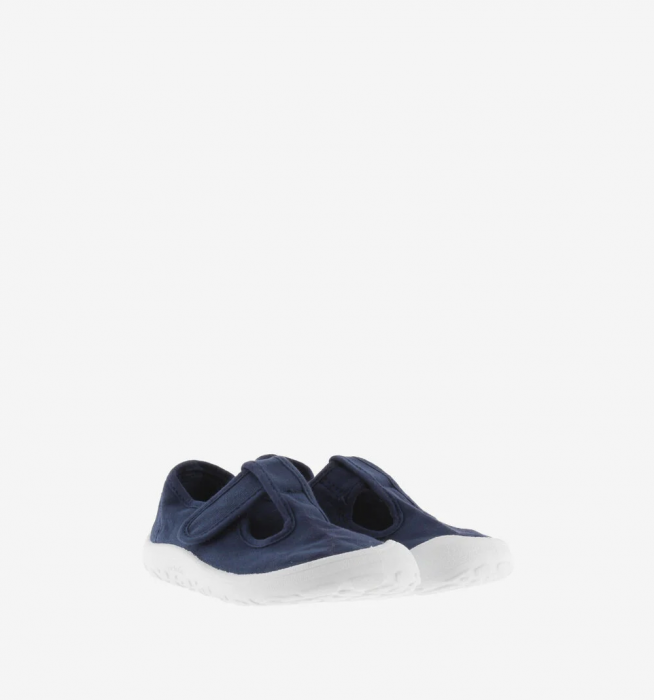 Sandale Barefoot Marino din Bumbac Organic, Victoria [2]
