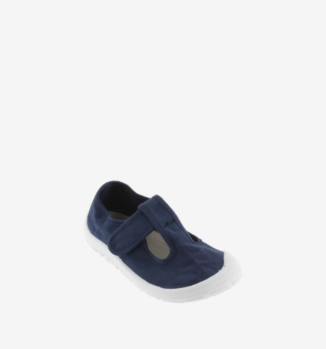 Sandale Barefoot Marino din Bumbac Organic, Victoria [3]