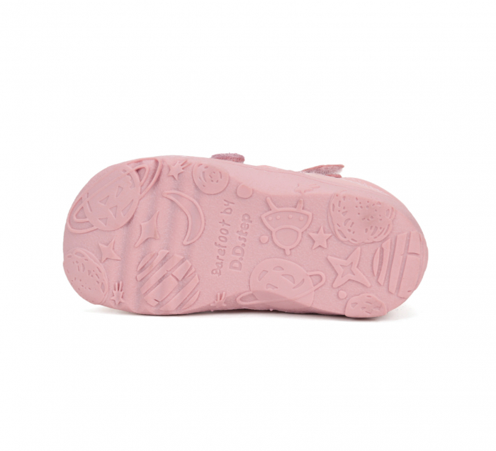 Sandale Barefoot Sparkle Pink, DD Step [4]
