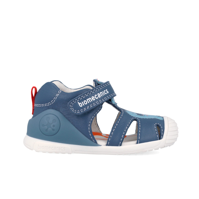 Sandale 262126-A556 din piele naturala, flexibile pentru baieti in culoarea crem [2]