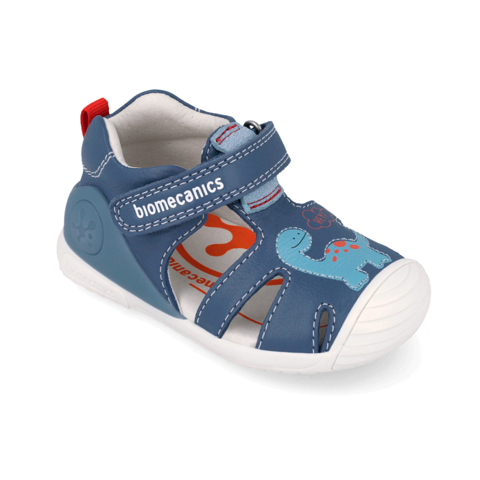 Sandale 262126-A556 din piele naturala, flexibile pentru baieti in culoarea crem [5]