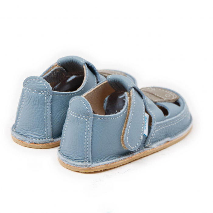 Sandale copii Baby Blue cu Girafa, Dodo Shoes [3]